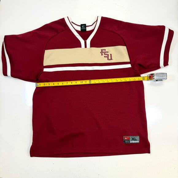 Florida State Seminoles Jersey Mens XL Maroon Red Blank Nike Team FSU - Picture 9 of 9